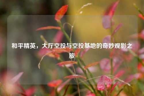 和平精英，大厅空投与空投基地的奇妙观影之旅